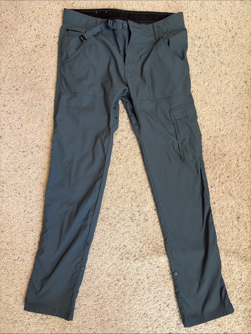 Prana Men's Performance Cargo Pants - Charcoal